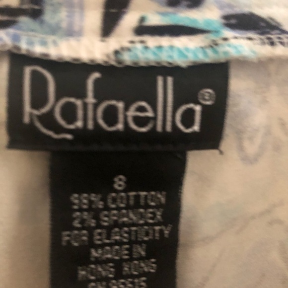 Rafael a Floral Print Women’s Capris Size 8 - Picture 4 of 6